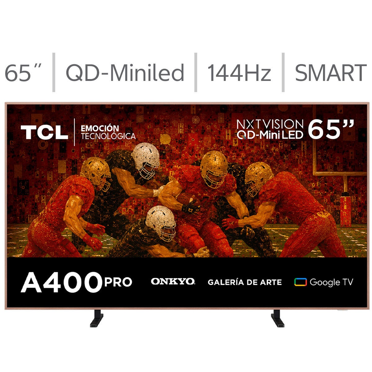 TCL Pantalla 65" QD Miniled 4K NXTVISION Pro Google TV TCL Pantalla 65" QD Miniled 4K NXTVISION Pro Google TV