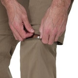 BC Clothing Pantalón Convertible para Caballero café Chica (28-30) largo 30