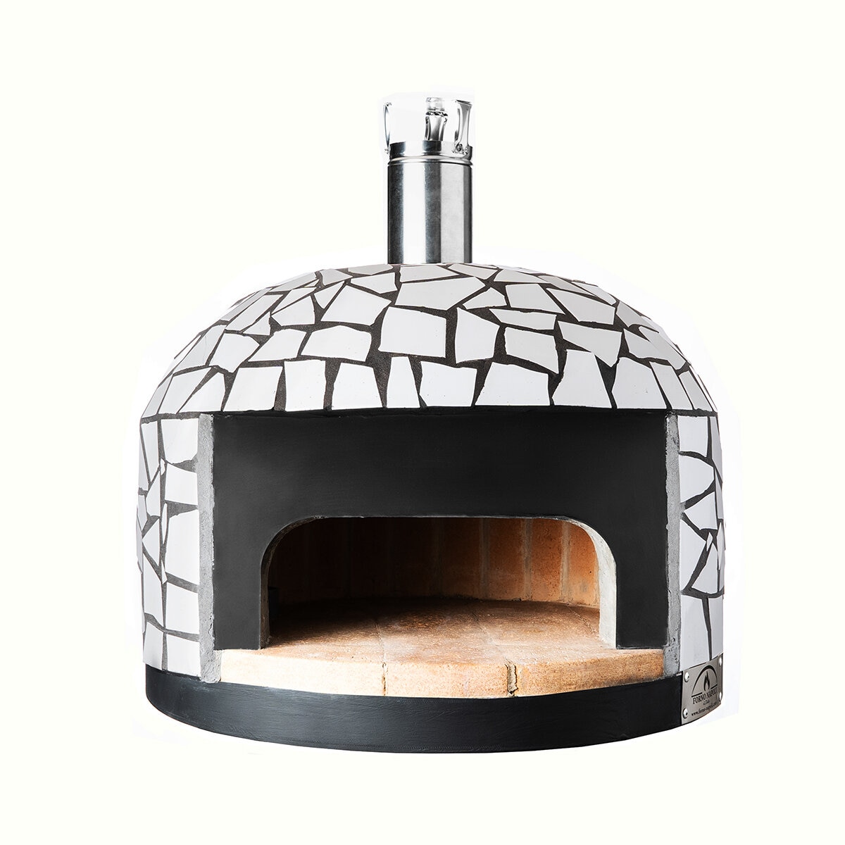 Forno Napoli, Horno de Leña Modelo Barano, Color Blanco