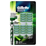 Gillette Repuestos Para Afeitar Mach3 Sensitive 20 pzas
