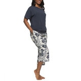 Black Bow Conjunto de Pijama para Dama Azul Mediana