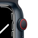 Apple Watch S7 (GPS + Celular) Caja de aluminio color medianoche 45mm con correa deportiva color medianoche