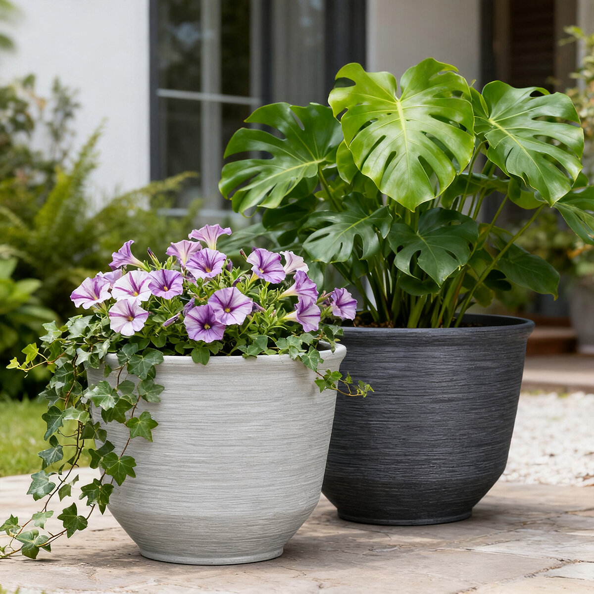 Blaire, Maceta de Resina de 22"