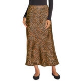 Matty M Falda Satinada para Dama Café Grande