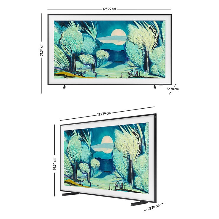 Samsung Pantalla 55" QLED The Frame 4K Smart TV + Marco