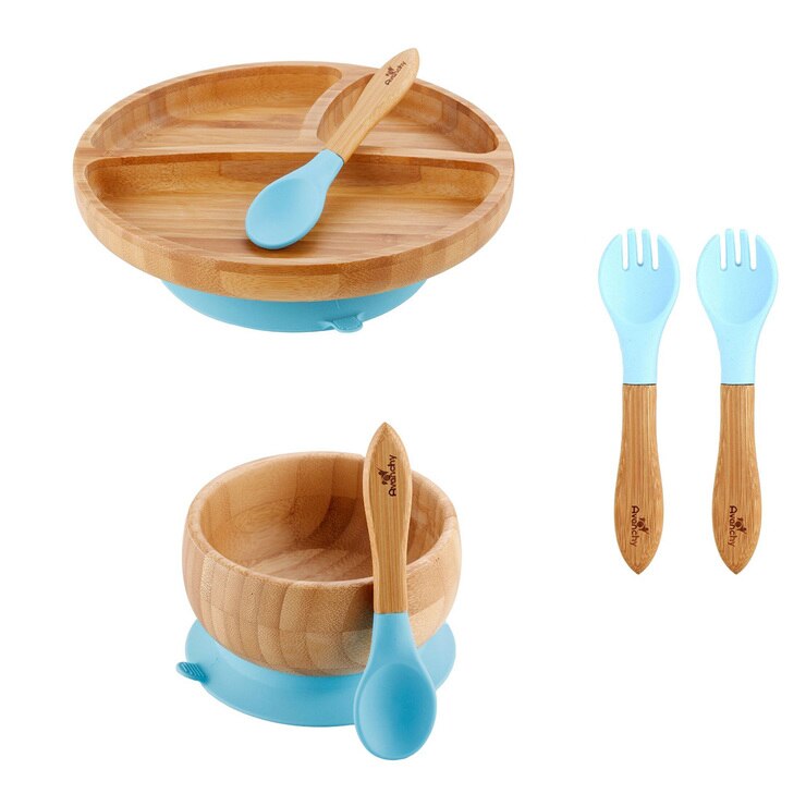 Set de Alimentación para Bebés Color Azul, Avanchy | Costco México