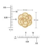 Aretes de oro amarillo 14KT
