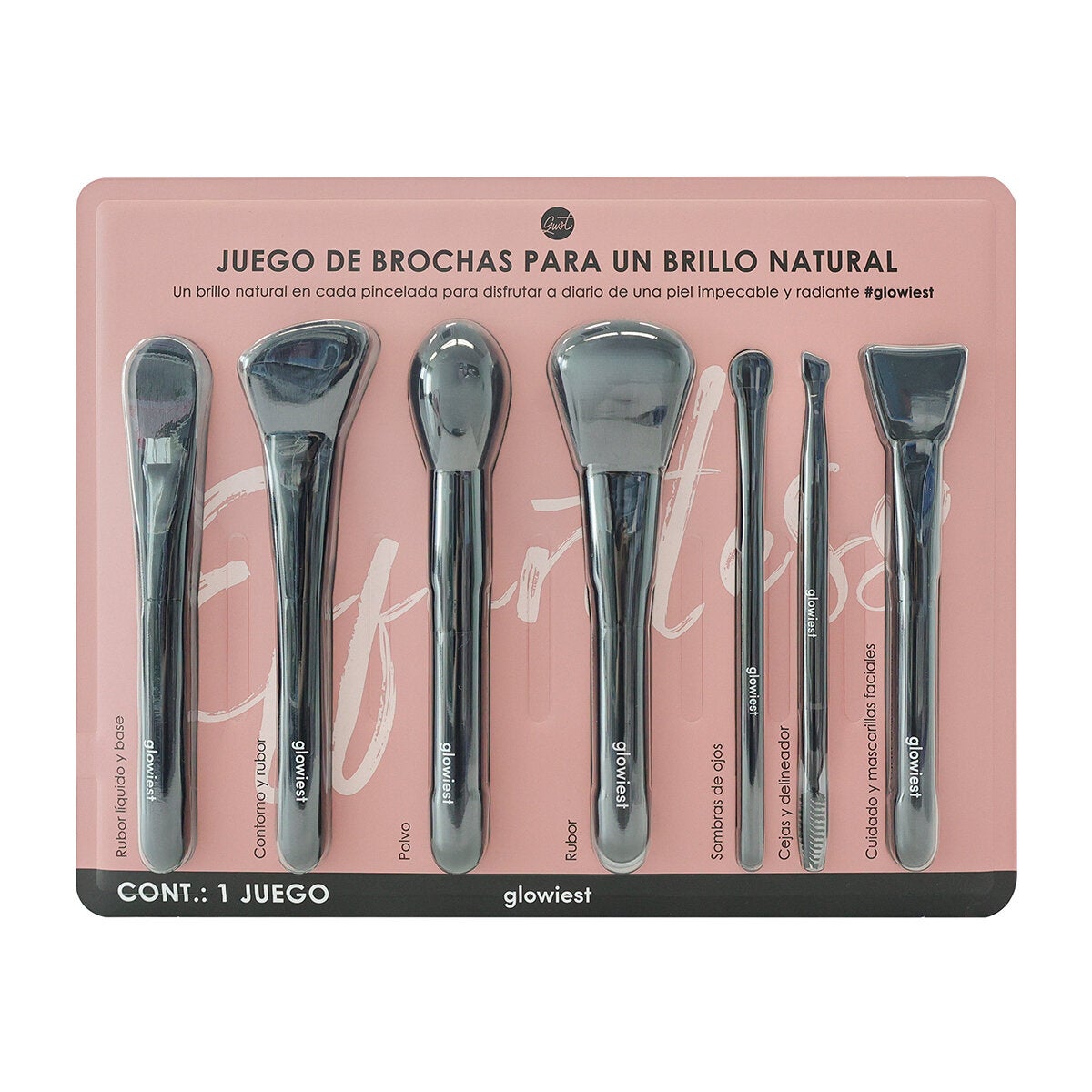 Glowiest Juego de Brochas 7pzas Glowiest Juego de Brochas 7pzas