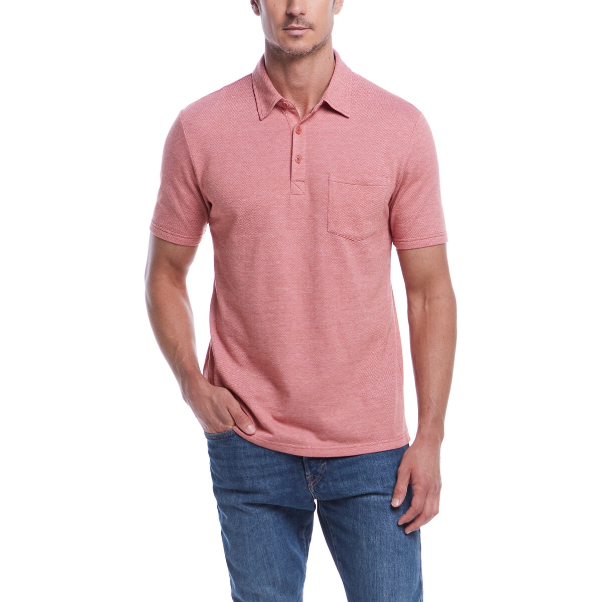Weatherproof Vintage Polo para Caballero Rojo Grande