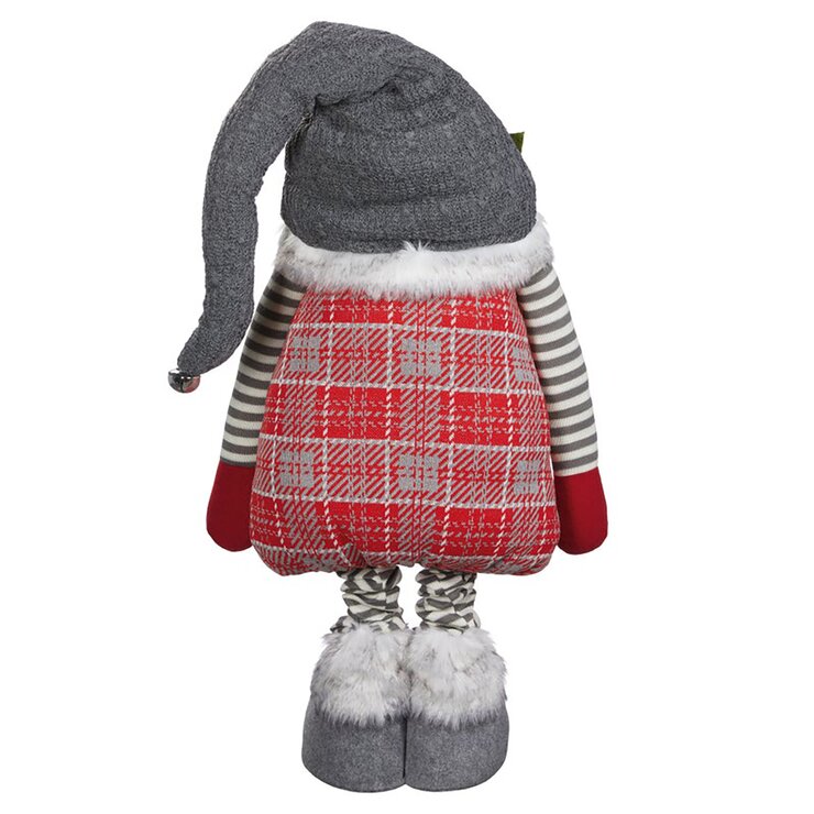 Gnomos de Felpa Navideños Gris