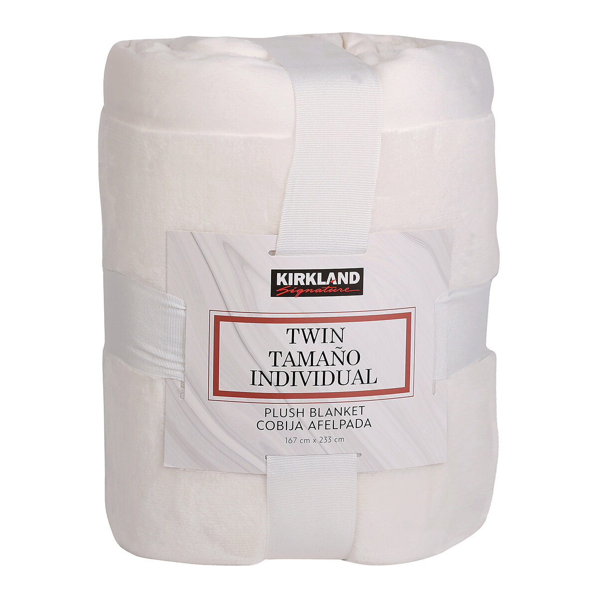 Kirkland Signature, Cobija, Tamaño Individual, Blanco Kirkland Signature, Cobija, Tamaño Individual, Blanco