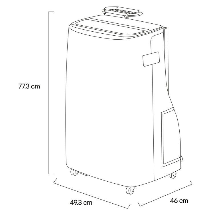 LG Aire Acondicionado Portátil Inverter con Wi-Fi, Solo Enfriamiento, 12,000 BTU, 115V
