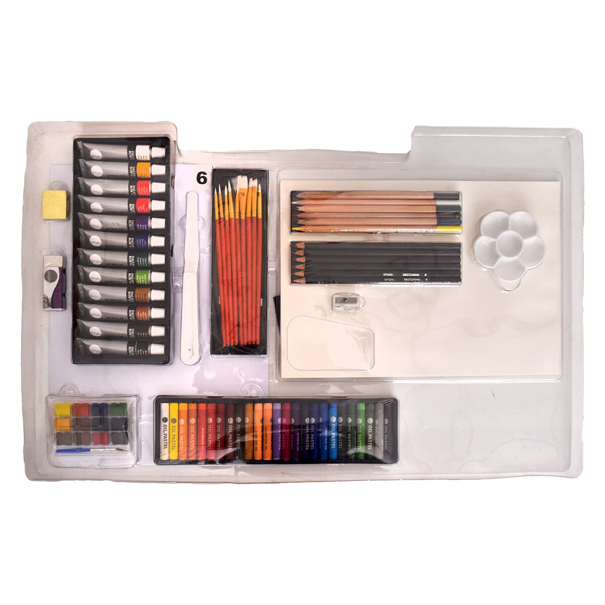 Daler & Rowney Set de Arte con Caballete 115 Piezas