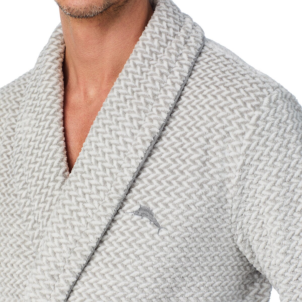 Tommy Bahama Bata para Caballero Gris Chica/Mediana Tommy Bahama Bata para Caballero Gris Chica/Mediana