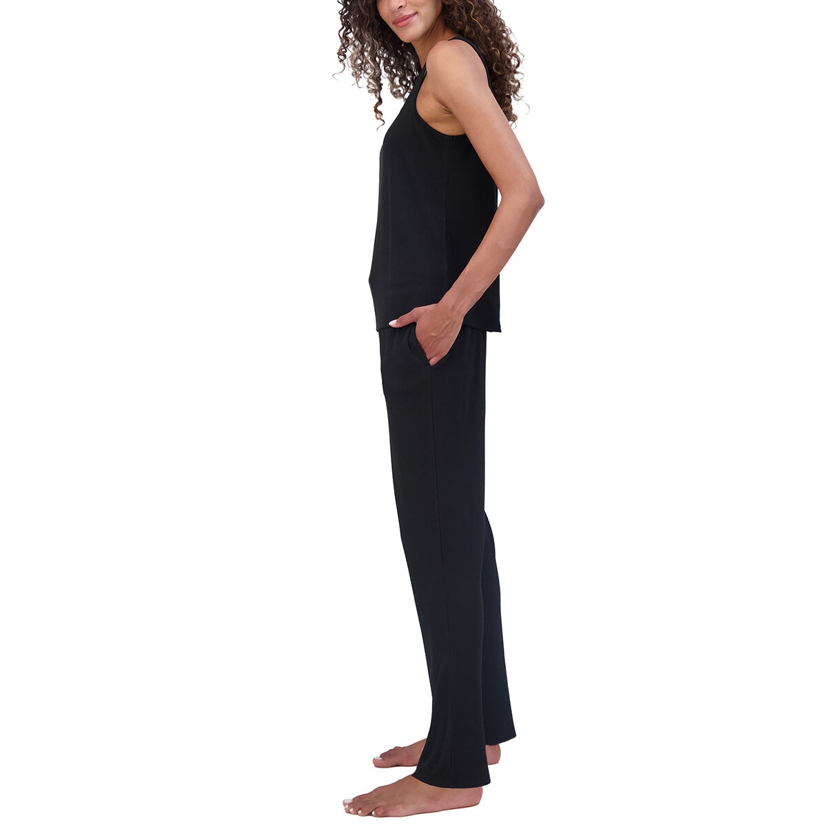 Lucky Brand Conjunto de Descanso de 3 Piezas para Dama negro extra grande