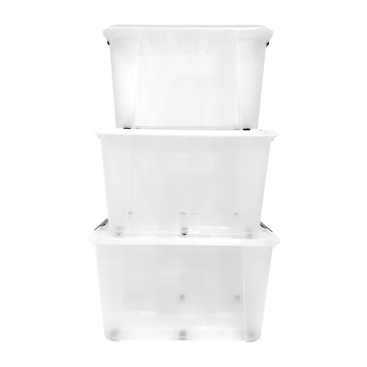 AG Box, Set de 3 Cajas Organizadoras, 52L, 70L y 90L.