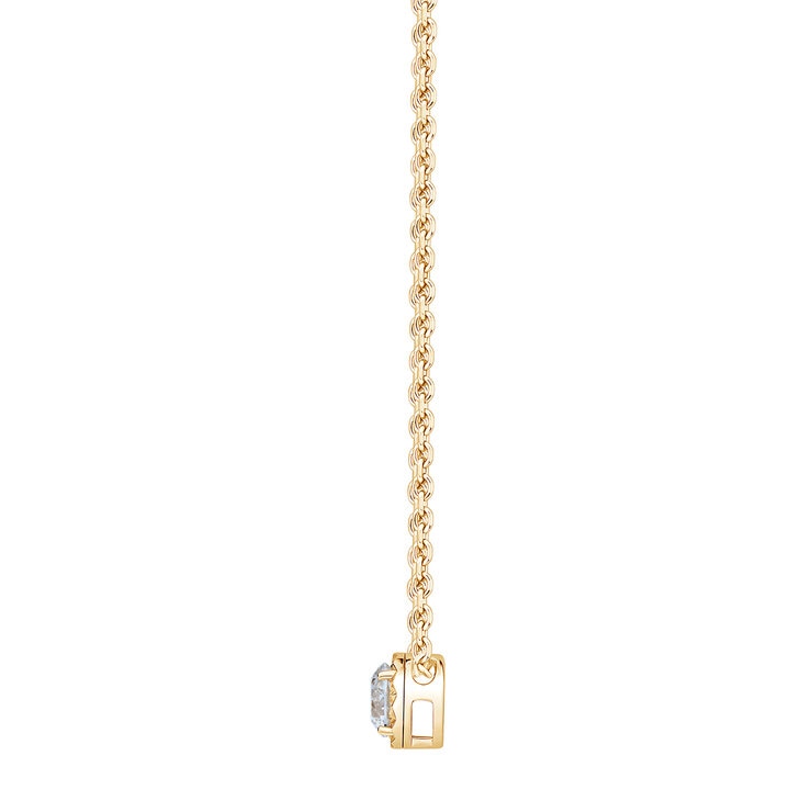 Dije de Diamante Solitario 0.50ctw, Oro Amarillo 14K