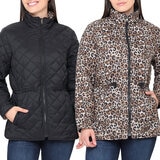 Nicole Miller Original Chamarra Reversible para Dama Varias Tallas y Colores Nicole Miller Original Chamarra Reversible para Dama Varias Tallas y Colores