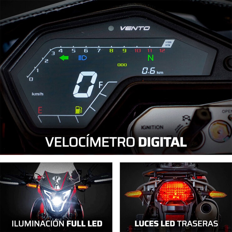 Vento Motocicleta Crossmax 250cc Rojo