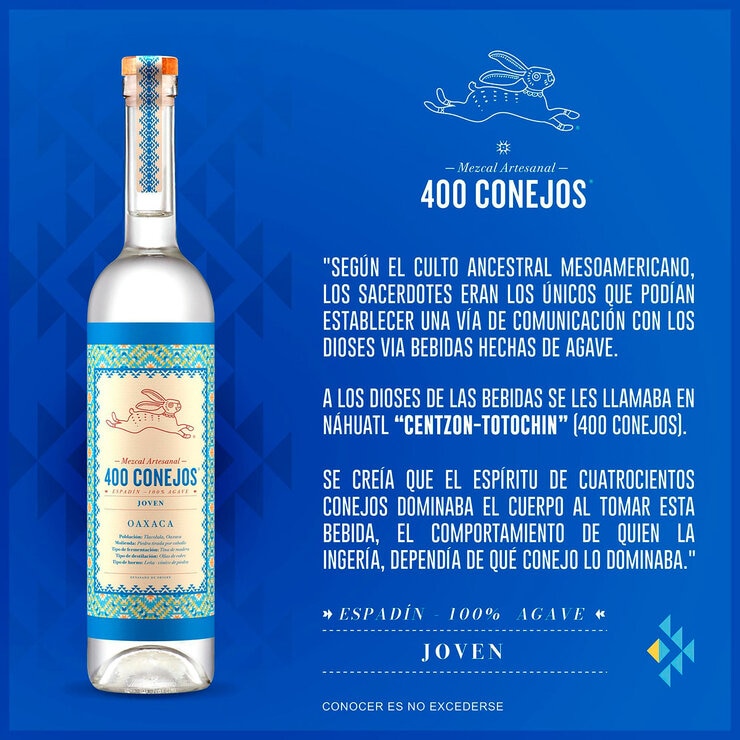 Mezcal 400 Conejos Espadín 700 ml