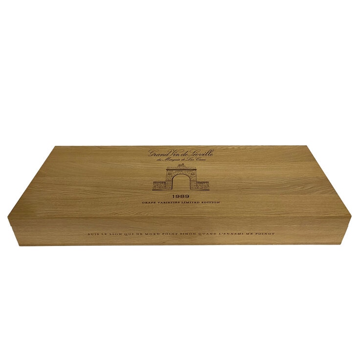 Grand Vin de Leoville du Marquis de Las Cases Caja con 6 Botellas de 750 ml + Copas Grand Vin de Leoville du Marquis de Las Cases Caja con 6 Botellas de 750 ml + Copas