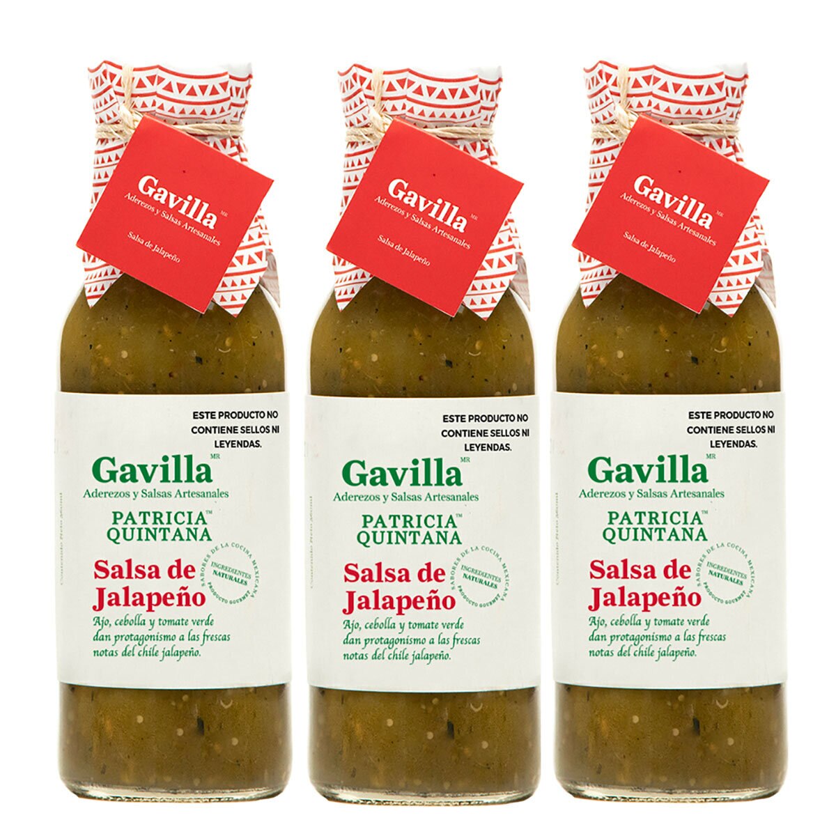 Gavilla Salsas Jalapeños 3 pzas de 360 ml Costco México