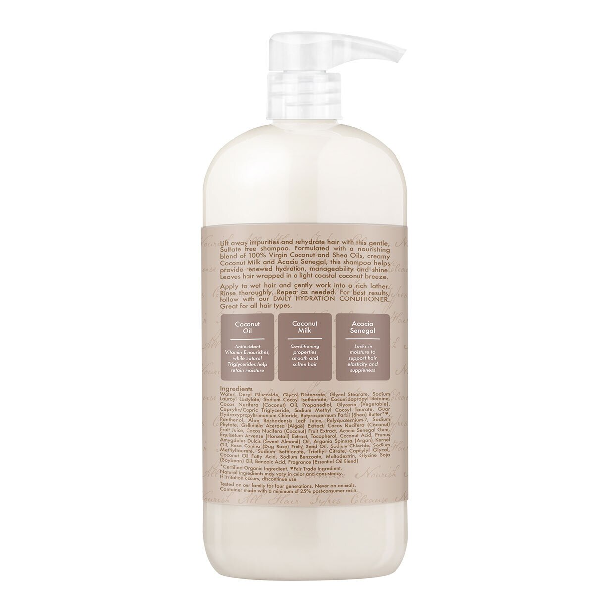 Shampoo Hidratante, Shea Moisture, 1 litro Costco México