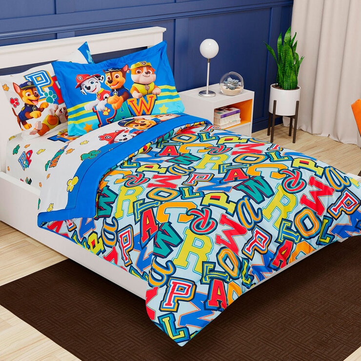 Providencia Juego de Edredón Individual de 5 piezas, Paw Patrol