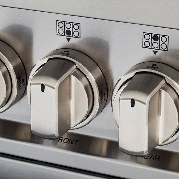 Bertazzoni Estufa de Gas 5 Quemadores 91 cm