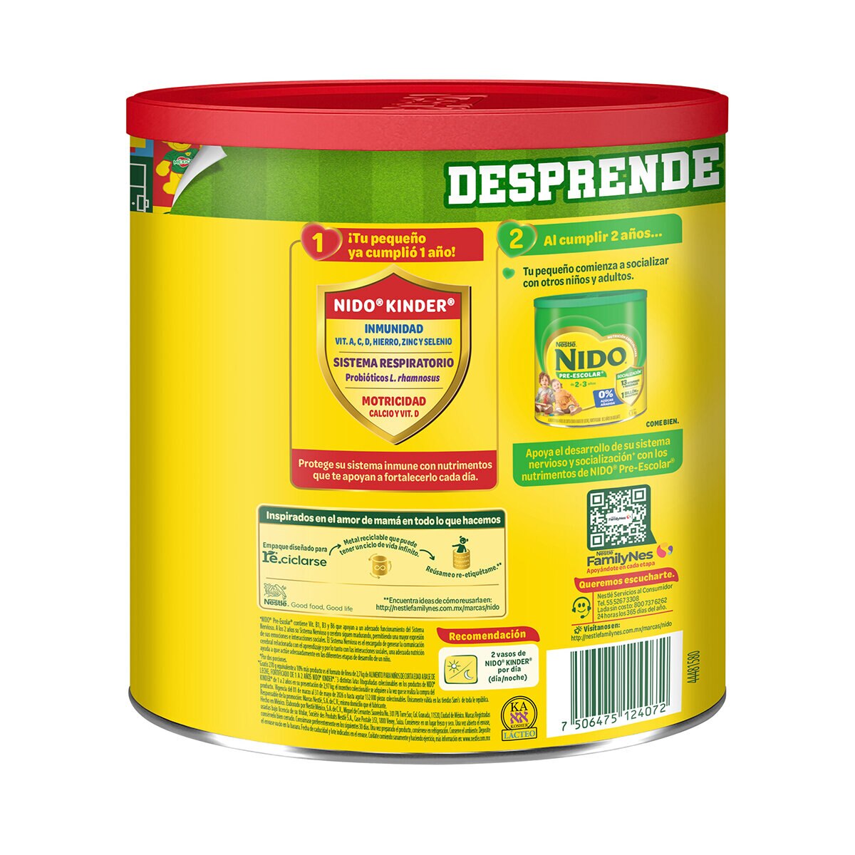 Nido Kinder Leche en Polvo 2.97 KG Nido Kinder Leche en Polvo 2.97 KG