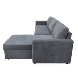 Coaster, Sofá Cama Seccional, Color Gris