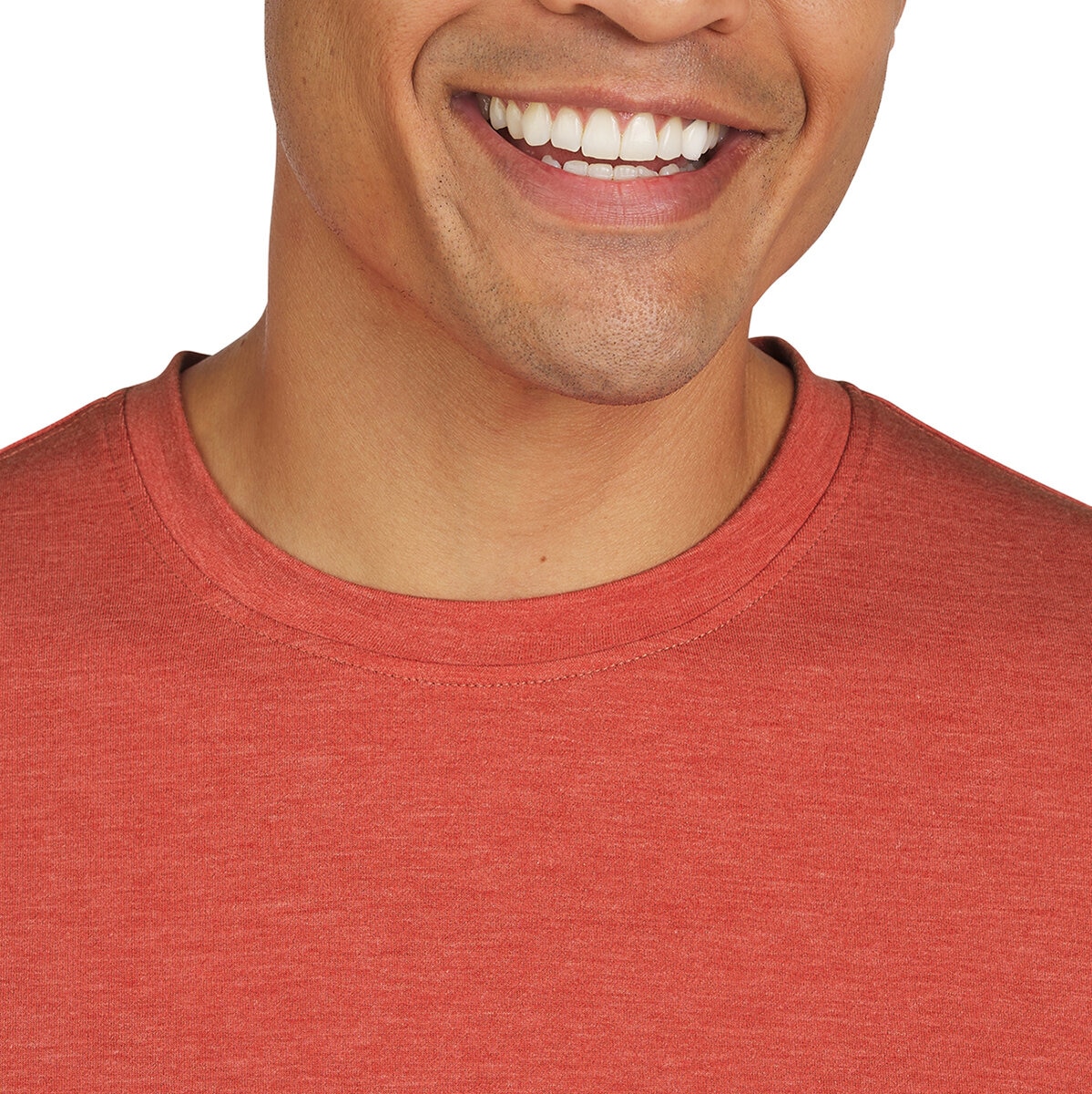 Lands’ End Playera para Caballero Rojo Extra Grande