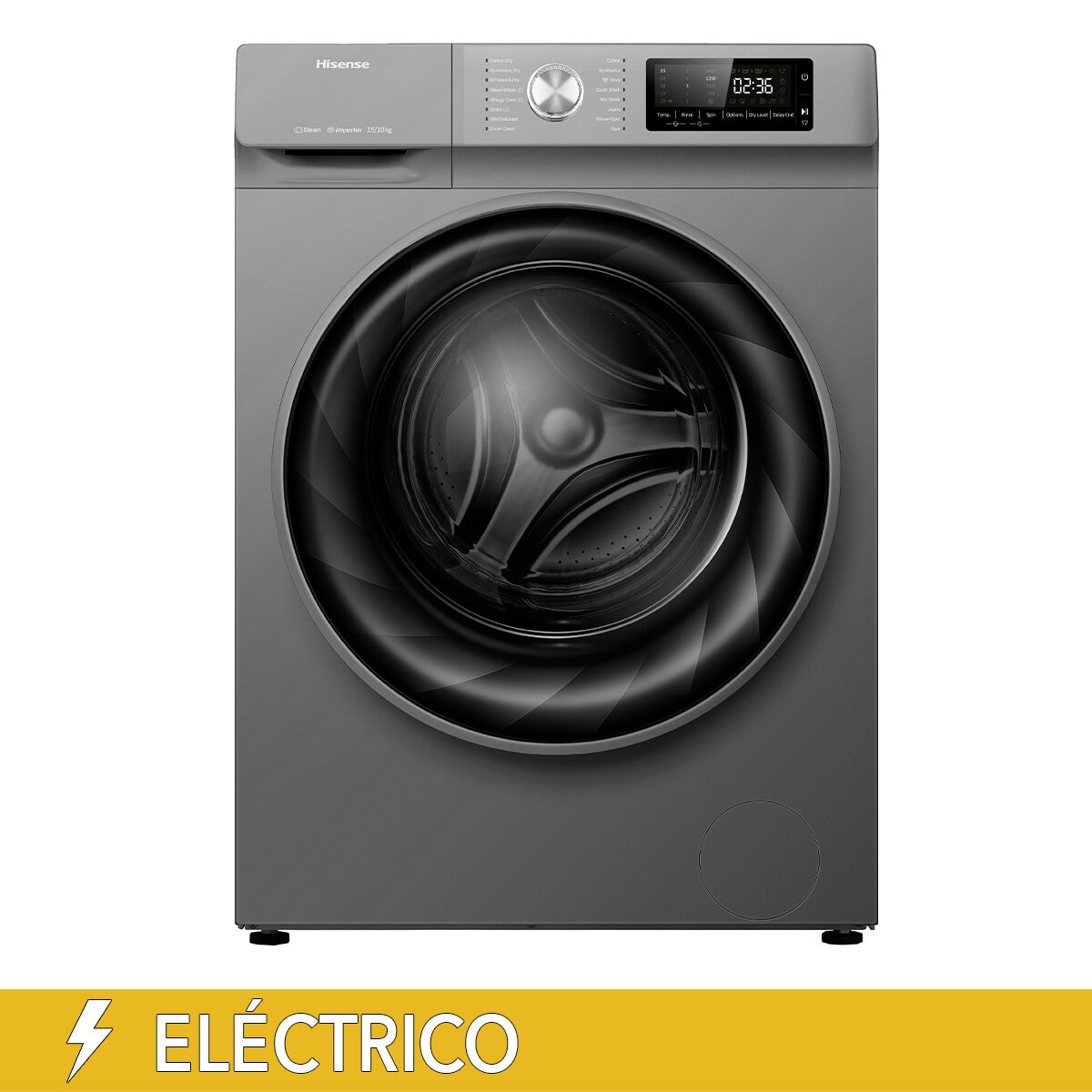Hisense Lavasecadora 15Kg / 10Kg