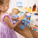 Melissa & Doug, Cool Scoops Heladería, Juego de 42 piezas.