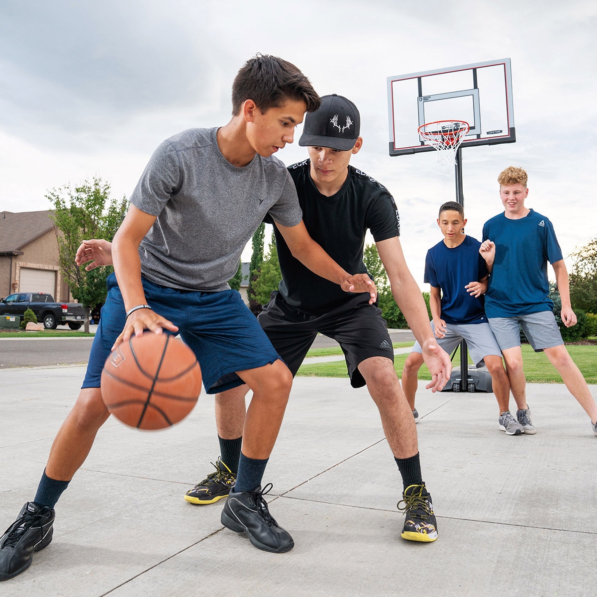 Lifetime Tablero y Canasta de Basketball de 50