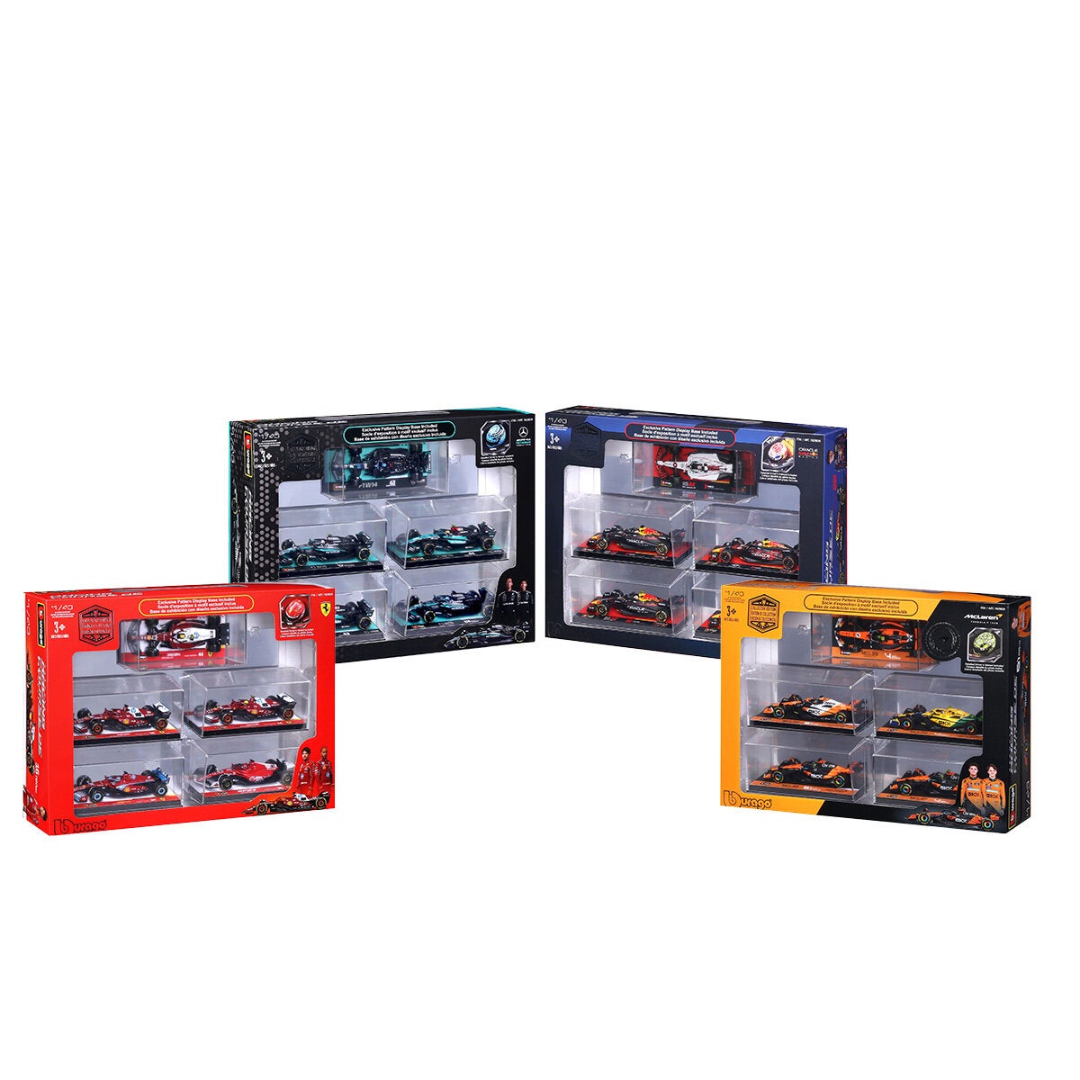 BBurago, Autos F1 de Colección Paquete con 5 Pzas BBurago, Autos F1 de Colección Paquete con 5 Pzas