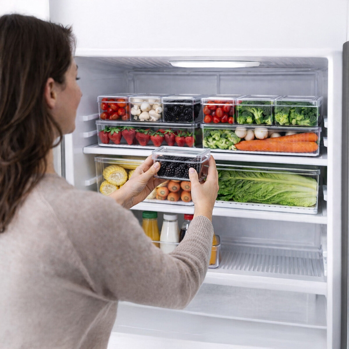 AG Box, Set de 14 Organizadores diferentes Capacidades, para Refrigerador