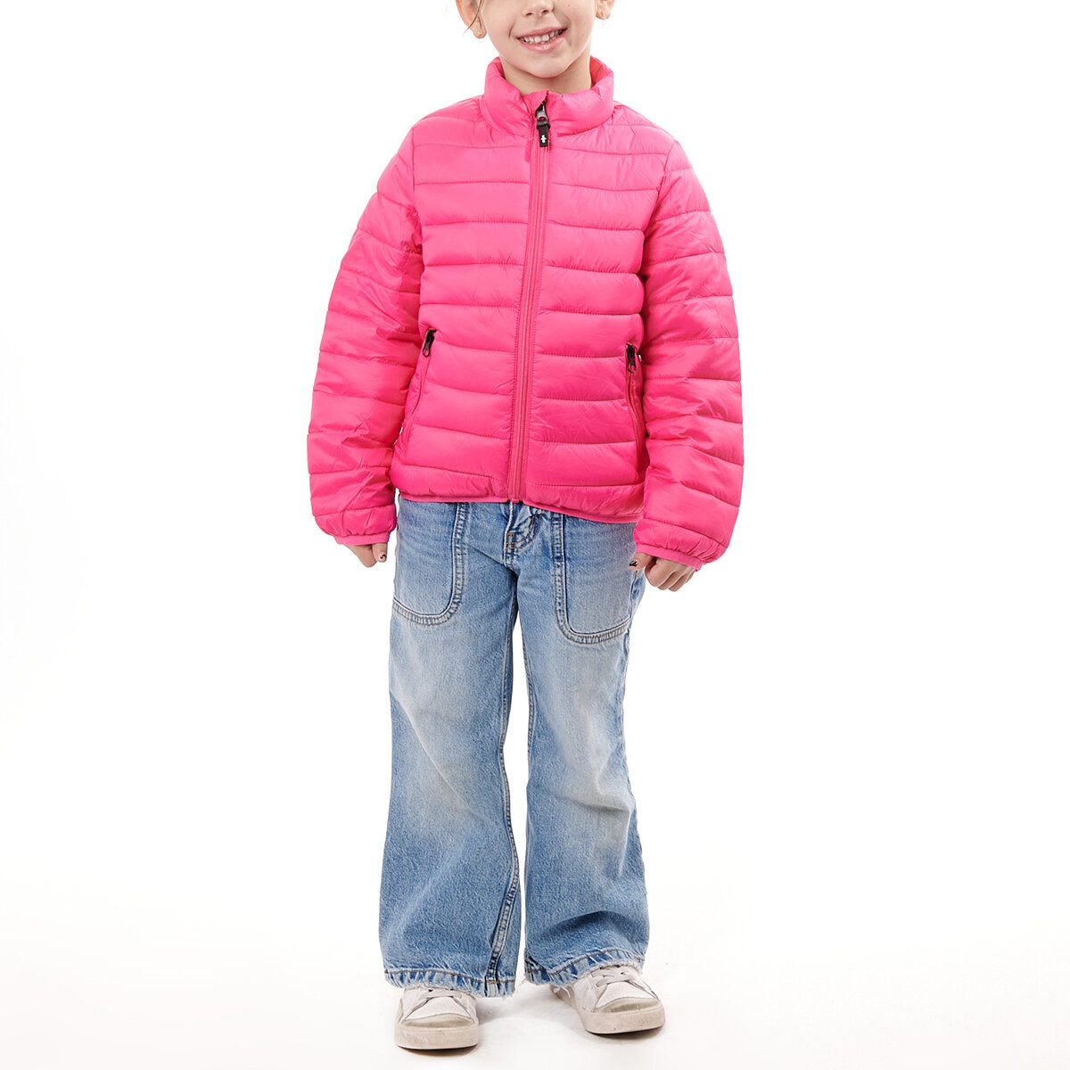 Kenneth Cole Chamarra para Niñas Rosa Mediana 9/10