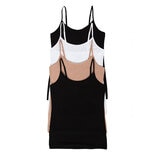 Black Bow Camisetas interiores para Dama 4 piezas Varias tallas