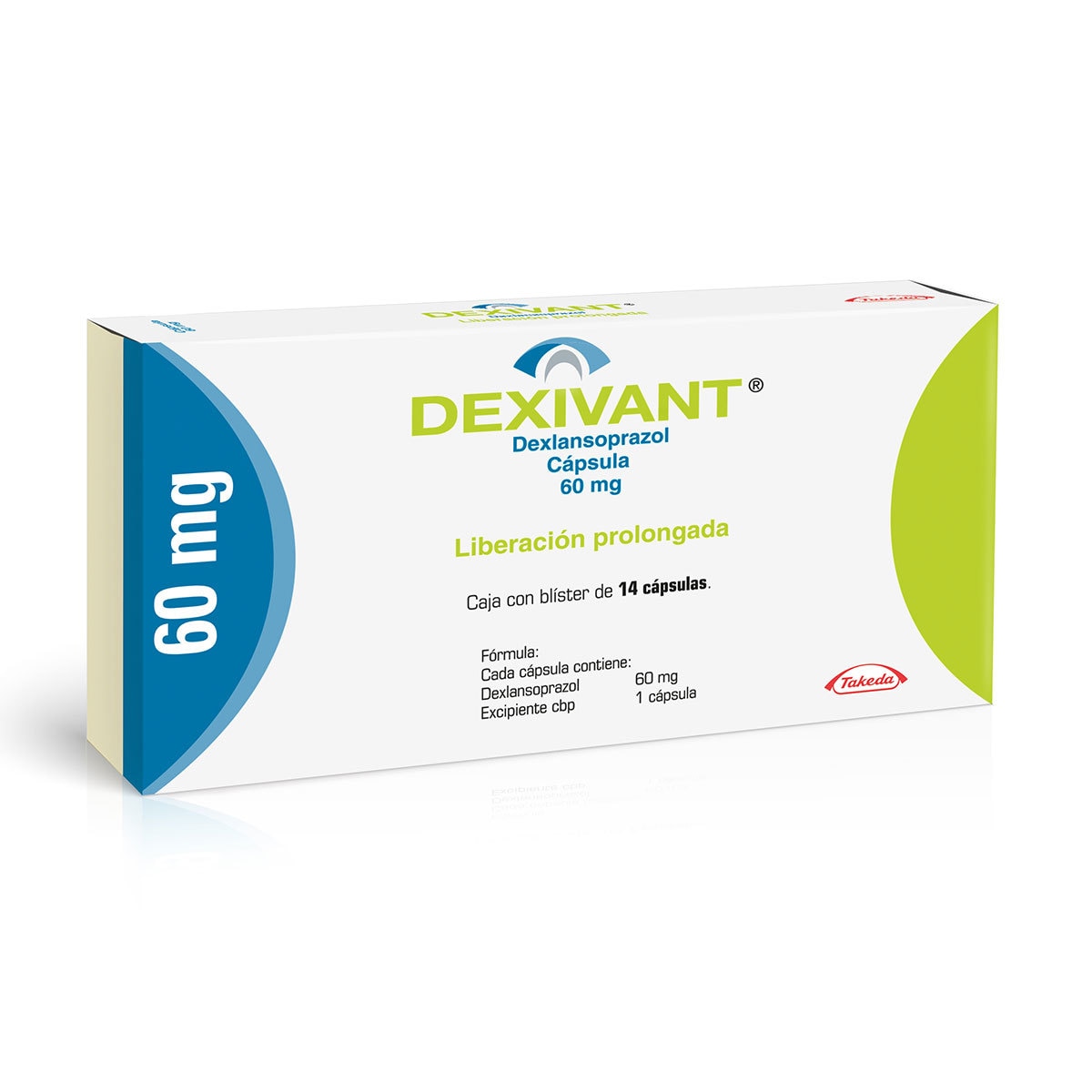 Dexivant  60 mg, Dexlansoprazol 14 Cápsulas 