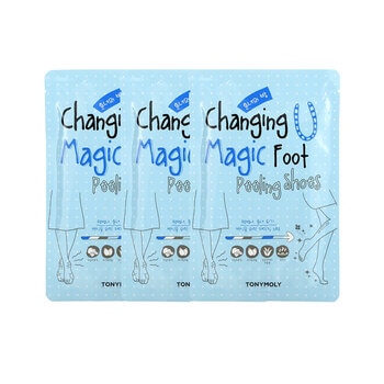 Tony Moly Mascarilla para Pies Magic Foot, 3 piezas