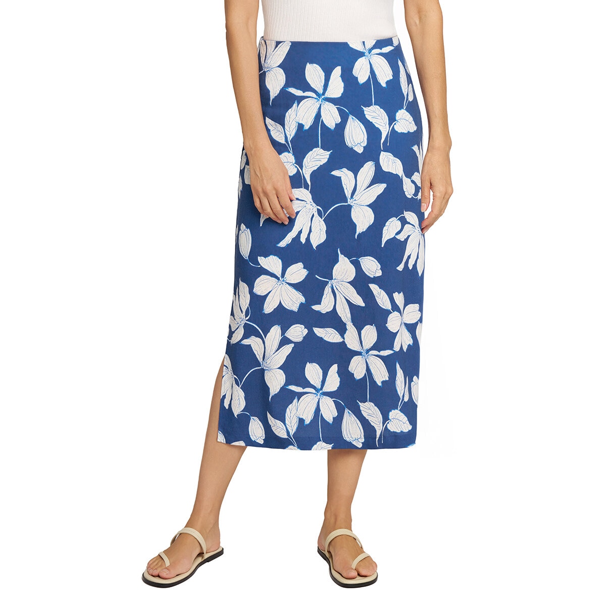 Matty M Falda Tipo Lino para Dama Varias Tallas y Colores Matty M Falda Tipo Lino para Dama Varias Tallas y Colores