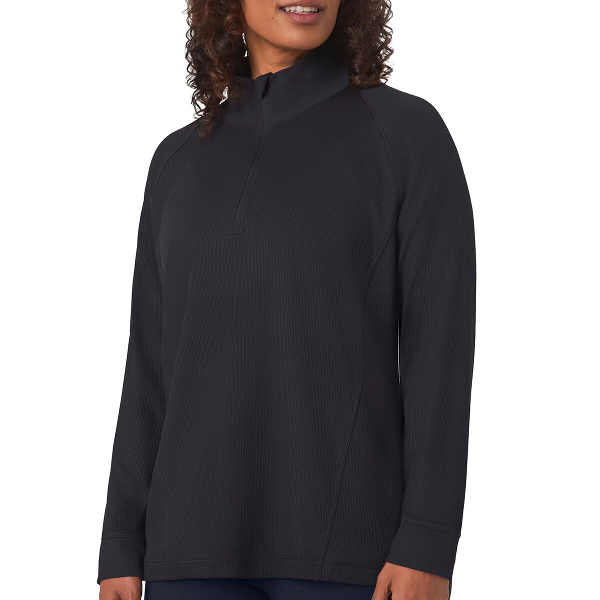 Mondetta Sudadera para Dama Negro Grande