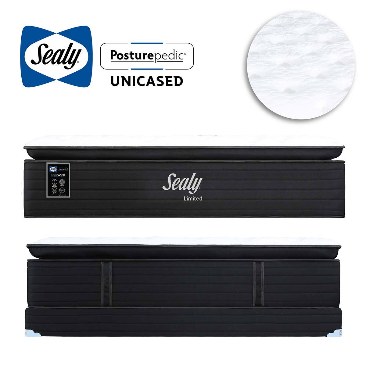 Sealy, Limited, Colchón y Box King Size