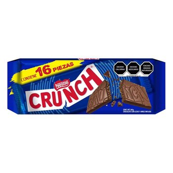 Crunch Chocolate con Leche y Arroz Inflado 16 pzas de 40 g