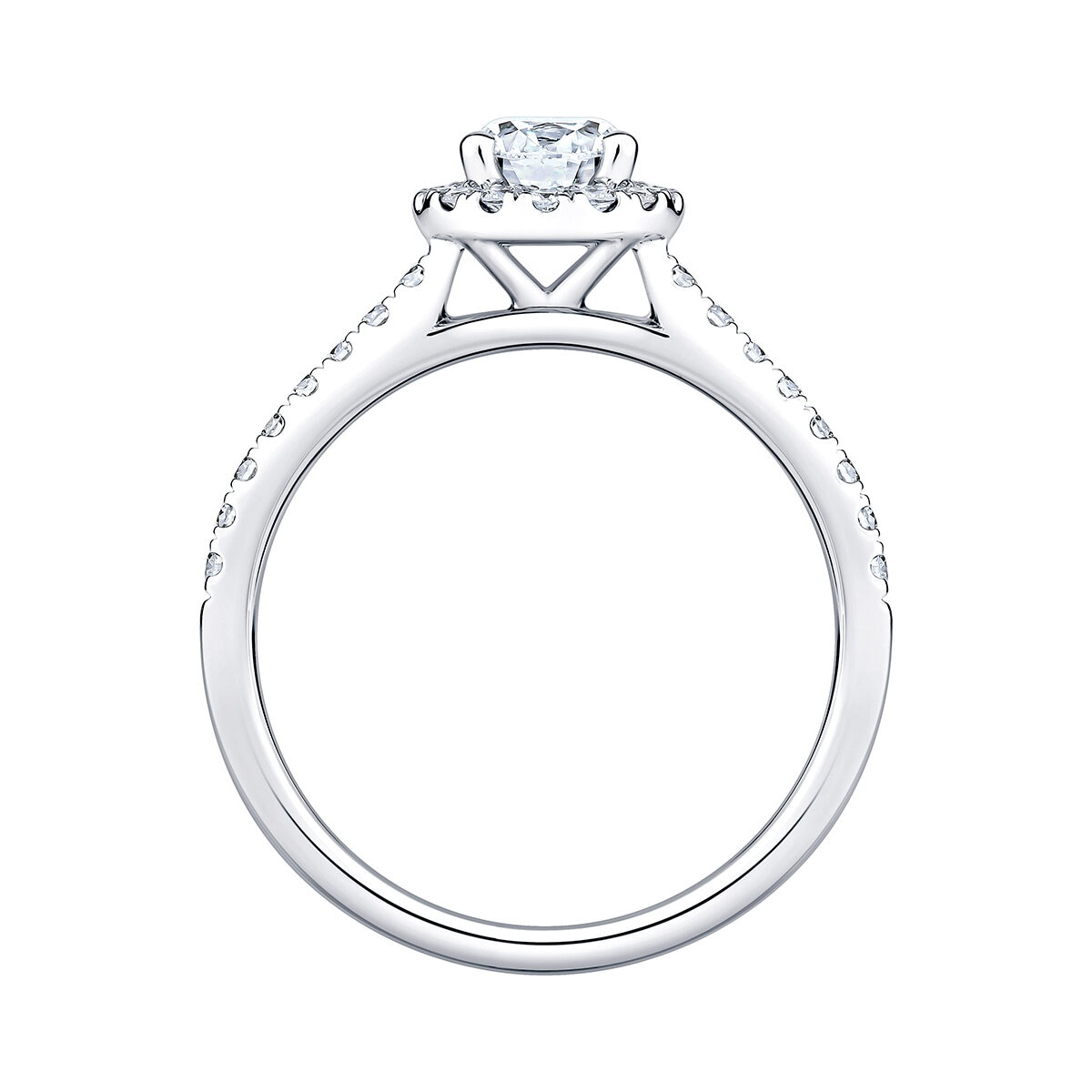 Anillo Nupcial de Diamantes 1.00ctw, Platino