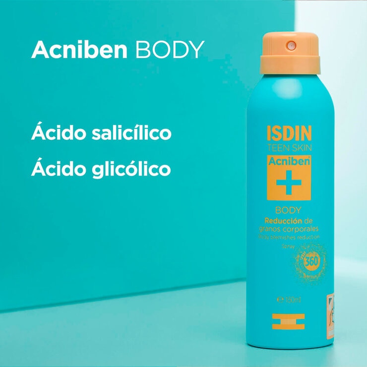 Isdin Acniben Body reduccion de granos corporales spray 150Ml