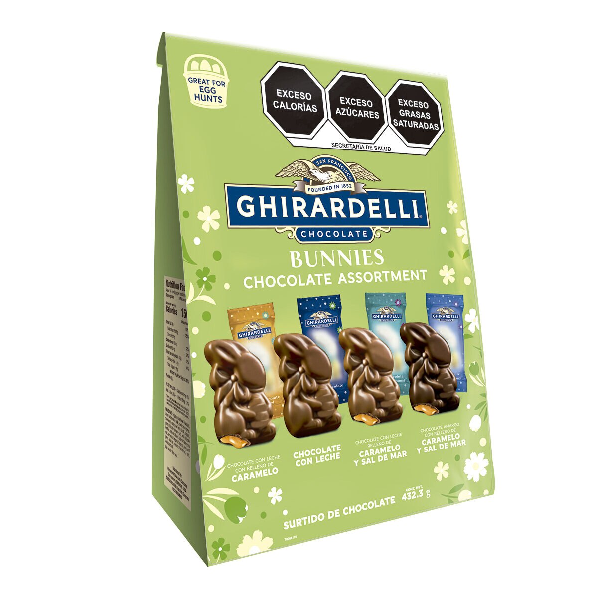 Ghirardelli Bunnies Surtido de Chocolates Rellenos 432 g