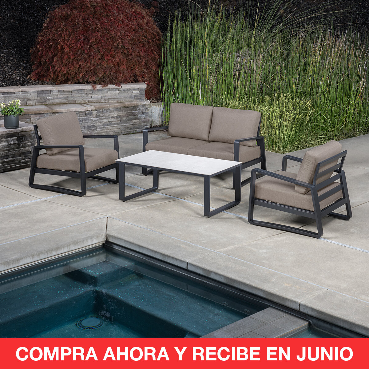 SunVilla, Oceano Juego para Exteriores de 4 Piezas