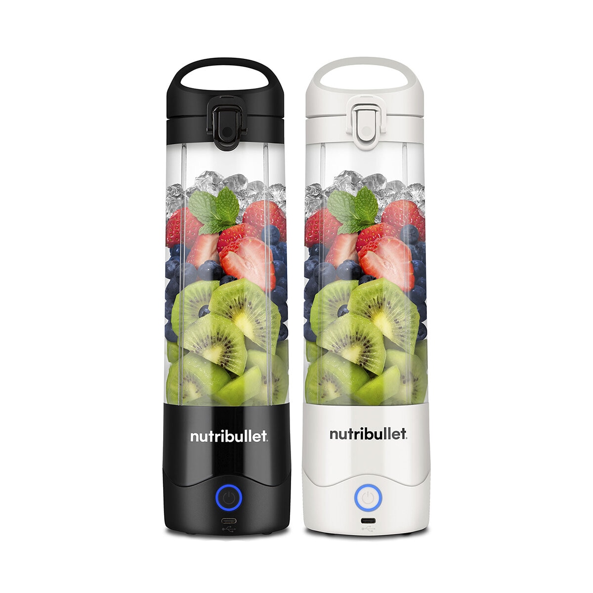 Nutribullet Licuadora Portátil 2 piezas, negro y blanca